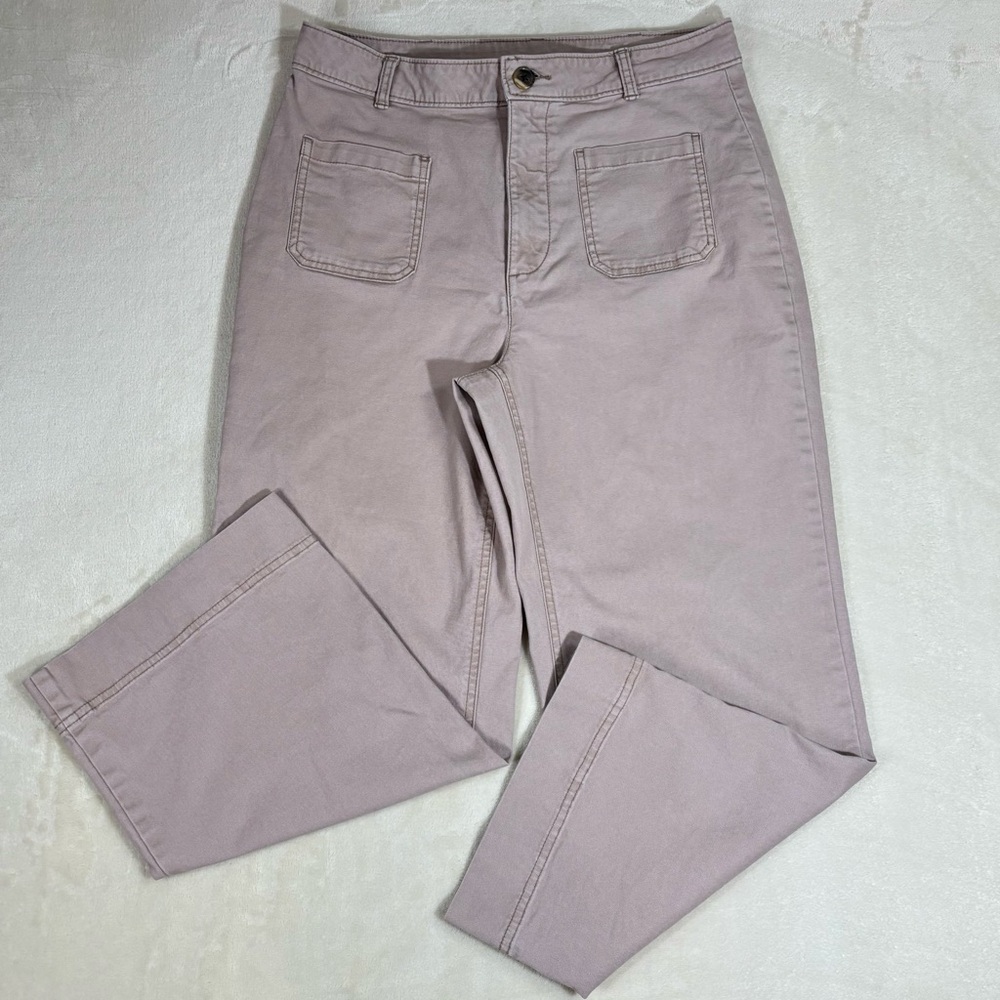 Old Navy Women's High Rise Wide Leg Crop Jeans Size 10